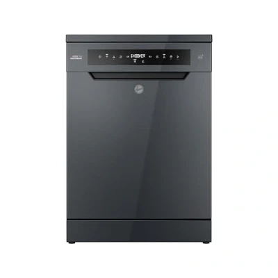 Image of Hoover H DISH 700 HF 4A4S3PSA 80 Free Standing Full Size Dishwasher, 14 Place Settings, Graphite, A Rated
