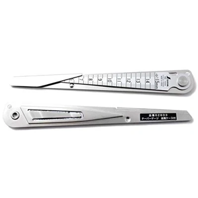 Image of Shinwa 62603 Taper Gauge with Case &amp; Clip by tyzacktools