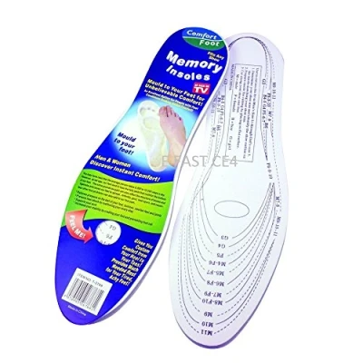 Image of 2 Pair of Memory Foam Shoe Insoles Sports Foot Feet Orthopedic Unisex Comfort by SmartHome