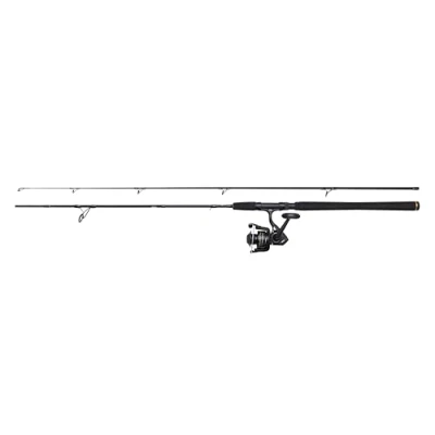Image of PENN Wrath II Spinning combo, Sea Rod and Reel Combos, Fishing, Seabass, Unisex, Black, 2.74m, 20 60g