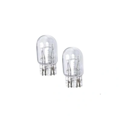 Image of 2 x T20 W21/5W 580 7443 Clear Standard DRL Bulbs / Daytime Running Driving Light Sidelight Car Vehicle
