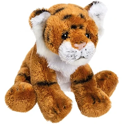 Image of Suki Gifts International 12018 Sitting Brown Tiger Plush Toy, Small