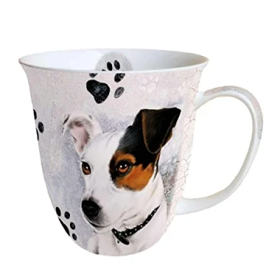 Image of Ambiente Fine Bone China Mug 0.4 Litre Jack Russel