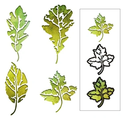 Image of Sizzix Cutting Dies, Leaf Print, One Size