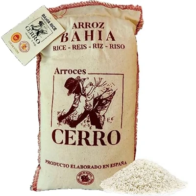 Image of 1 Kg. Bahia Paella Rice D. O. Valencia Arroz Redondo, the White from Spain Perfect for Mediterranean Dishes