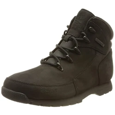 Image of Timberland Boy&#039;s Euro Rock (Junior) Chukka Boot, Black, 6.5 UK