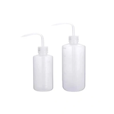 Image of 250ml 500ml Plastic Safety Wash Bottle, Lab Squeeze Bottle with Narrow Mouth and Scale Labels, Squirt For Plant Flower Succulent Watering 2 Packs