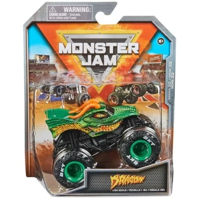 Image of Monster Jam 2023 Spin Master 1:64 Diecast Truck Series 32 Legacy Trucks Dragon