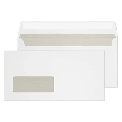 Image of Blake TS 130001 DL Purely Everyday Self Seal Envelope, 80gsm, 110mm x 220mm, White, Pack of 1000