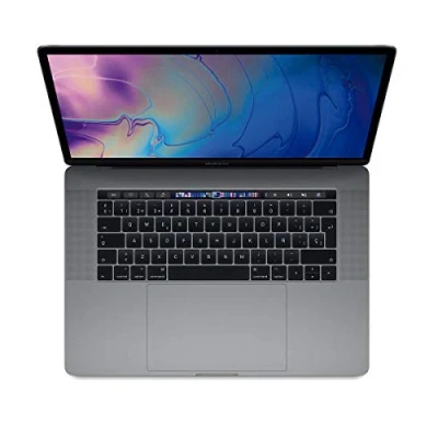 Image of 2018 Apple MacBook Pro with 2.2GHz Intel Core i7 (15 inch, 16GB RAM, 256GB SSD Storage) (QWERTY English) Space Grey (Renewed)