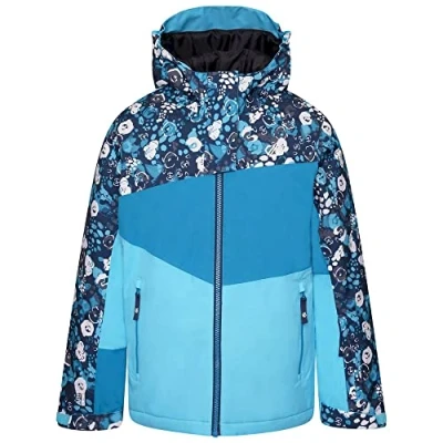 Image of Dare2b Humour II Jacket Kids Ski Jacket, Waterproof &amp; breathable Recycled fabric, Snowskirt, Taped seams, 2 lower zipped pockets, adjustable tech hood