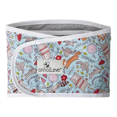 Image of Anna &amp; Eve® Baby Swaddle Strap®, Adjustable Arms Only Wrap for Safe Sleeping Large Size Fits Chest 16 to 20.5, Woodland Blue