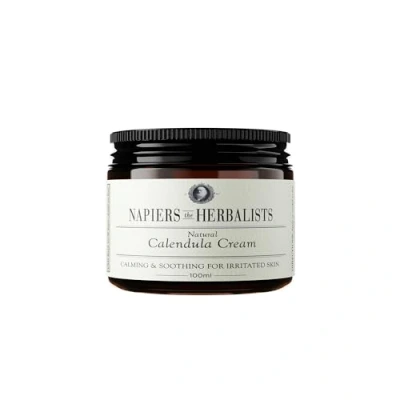 Image of Napiers Calendula Flower Skin Cream Natural &amp; Gentle Moisturiser for Face and Body Soothes Dry, Irritated 100ml
