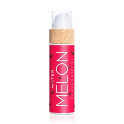 Image of COCOSOLIS watermelon tanning accelerator organic oil with vitamin E &amp; scent for a quick, intensive tan enhancer deep nourishing bed oi