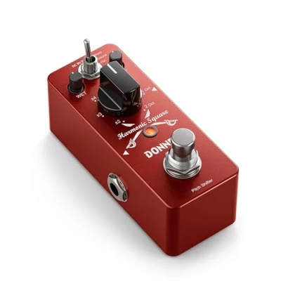 Image of Donner Octave Guitar Pedal, Harmonic Square Digital Pedal Pitch Shifter 7 Shift Types 3 Tone Modes Sharp Detune Flat True Bypass
