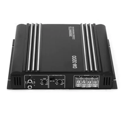Image of EBTOOLS Car Amplifier Stereo 12V,3800W 2 Channel Replacement for Power 12V Black Aluminum Alloy Auto Hifi Amp