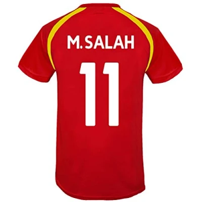 Image of Liverpool FC Mens Salah 11 Poly T Shirt Red LFC XXL