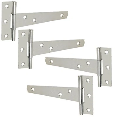 Image of 4X Zinc Galvanised 4&quot; Gate Tee Hinges