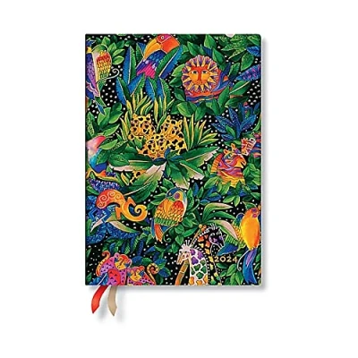 Image of Jungle Song (Whimsical Creations) Midi Verso 12 month Dayplanner 2024