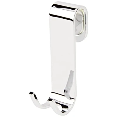 Image of Smedbo SME_DK2111 Sideline Hook To Soap Baskets Polished, Brass, Polished Chrome, 5.2 x 6 18.2 cm, Silver