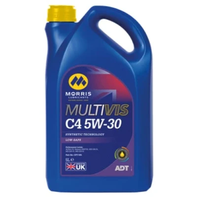 Image of Morris Lubricants Multivis ADT C4 5W 30 Fully Synthetic Engine Oil, 5 Litres