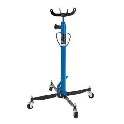 Image of Draper 08556 Vertical Transmission Jack, 500kg, Blue and Black