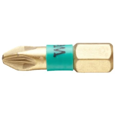 Image of Wera Bi Torsion Insert Bit Diamond Coated Pozi Tip Pz2 X 25 Mm