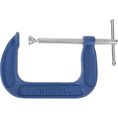 Image of Faithfull Medium Duty G Clamp 100mm (4in) FAIGMD4