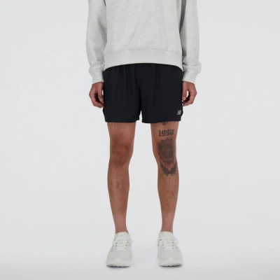 Image of New Balance RC Seamless 5 Inch Running Shorts for Men Black Performance Gear