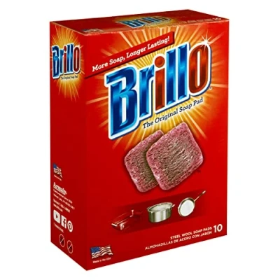 Image of Brillo Steel Wool Soap Pads 10 Ct