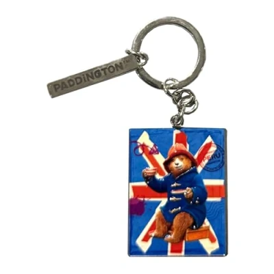 Image of Paddington Bear Official Licensed Movie Design Union Jack Character Keyring