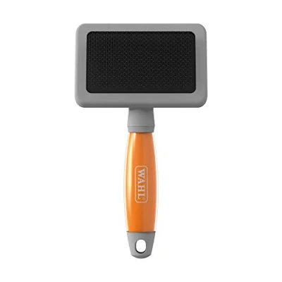 Image of Wahl Large Slicker Brush, Professional Grooming Pet Brush for Dogs and Cats, Tools Pets, Brushes Long Short Haired Animals, Gel Handle
