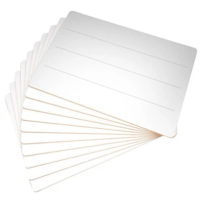 Image of Show Me A4 Lined Rigid Drywipe Lapboards 10 Pieces