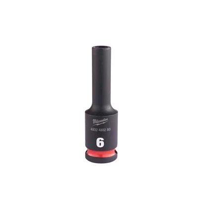 Image of Milwaukee 3/8&quot;SQ Drive Shockwave Impact Socket 6mm Deep Ii