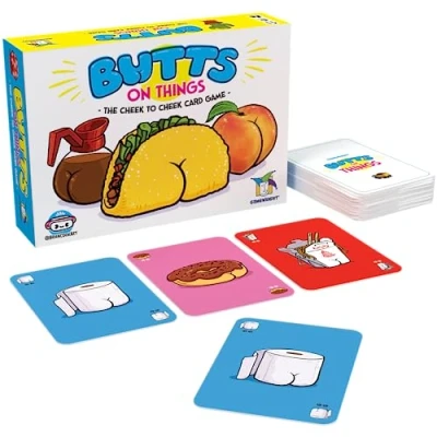 Image of Gamewright Butts on Things Party Card Game Ages 8+ 2 4 Players 15+ Minutes Playing Time