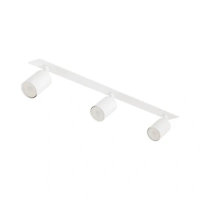 Image of Nex Flush Mount Ceiling Spotlight Bar White 3xGU10