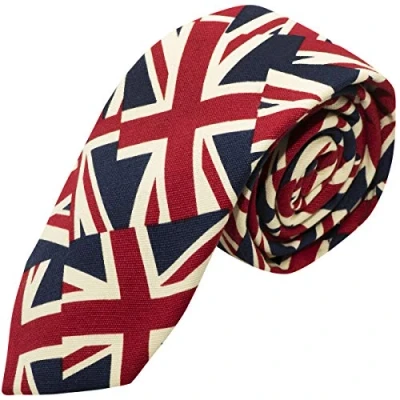 Image of King &amp; Priory Boys Union Jack Tie, Neck Great Britain Tie