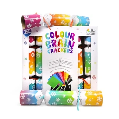 Image of Colourbrain Christmas Crackers Board Game for Kids and Adults, Fun All Ages