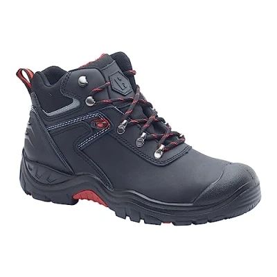Image of Blackrock Tempest S3 Fully Waterproof Steel Toe Cap Safety Work Boots, Mens Womens Construction Black Working Shoes, Anti Static Protection, Heat Resistant Footwear, Outdoors, Building Size 7