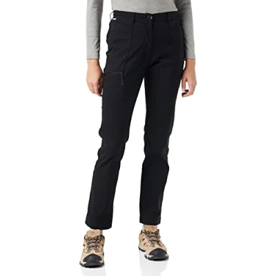 Image of Craghoppers Women&#039;s Kiwi Pro High Trousers Hiking Pants, Black, 14
