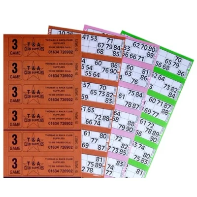 Image of Thomas &amp; Anca Club Supplies Ltd Bingo Tickets 12000 3 Page 6 To View Books