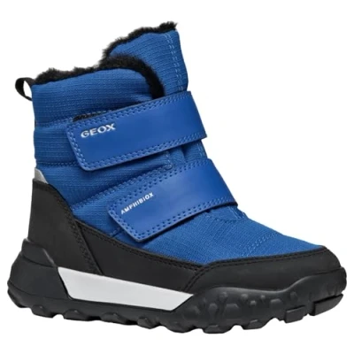 Image of Geox J TREKKYUP BOY B ABX Snow Boot, Royal/Black, 3.5 UK