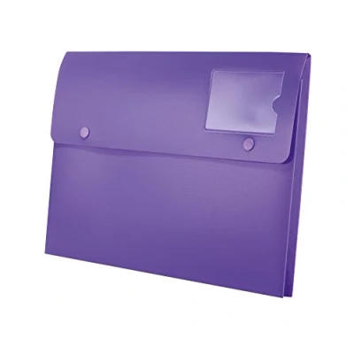 Image of Rexel Joy Popper Wallet with Extra Cap Perfect Purple