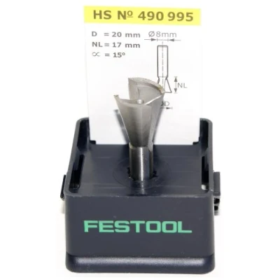 Image of Festool Fresa de cola Milano HS S8 D20/17/15