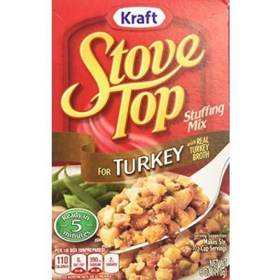 Image of Kraft Stove Top Turkey Stuffing Mix (Pack Of 3) 6 Oz Boxes