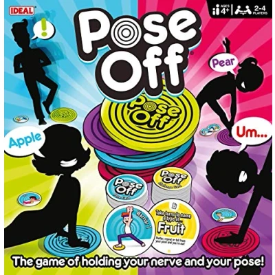 Image of IDEAL Pose Off: The game of holding your nerve and pose! Family Games For 2 4 Players Ages 4+