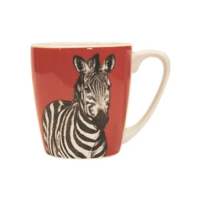 Image of Churchill The Kingdom Animal Mug Modern Printed Coloured Tea Coffee Cups 300ml Zebra