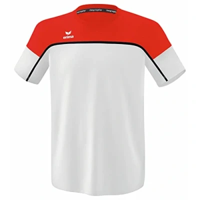 Image of Erima Unisex Kid&#039;s „Change Functional T Shirt, White/red/Black, 140