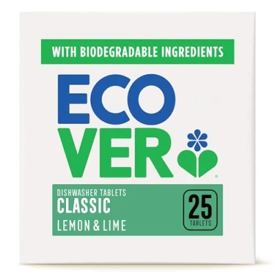 Image of Ecover Classic Dishwasher Tablets, Pack of 25