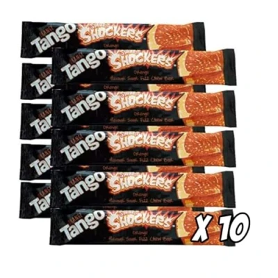 Image of TANGO Sherbet Shockers Orange Chew Bar (24 Bars Supplied)